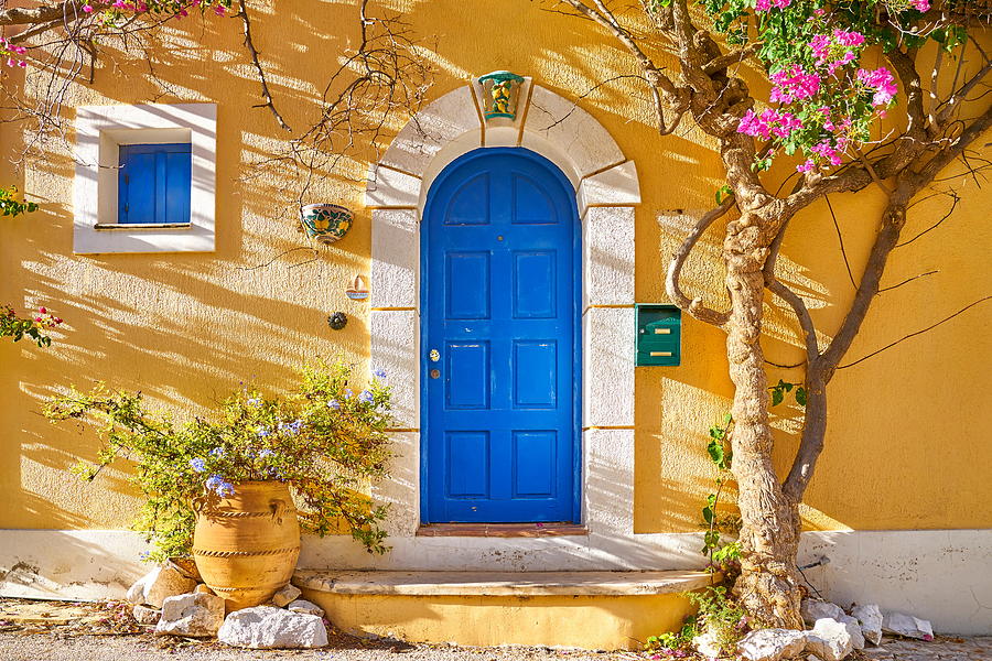 Traditional Greek House, Assos Village Photograph by Jan Wlodarczyk ...