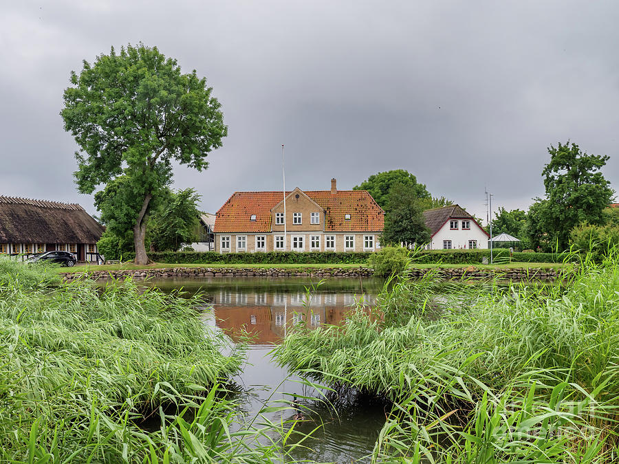 Traditional home on the island Lyoe in the Danish archipelago ne
