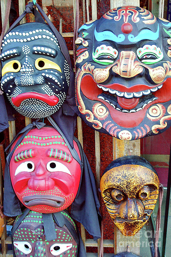 Traditional Korean Masks Delphimages Photo Creations 