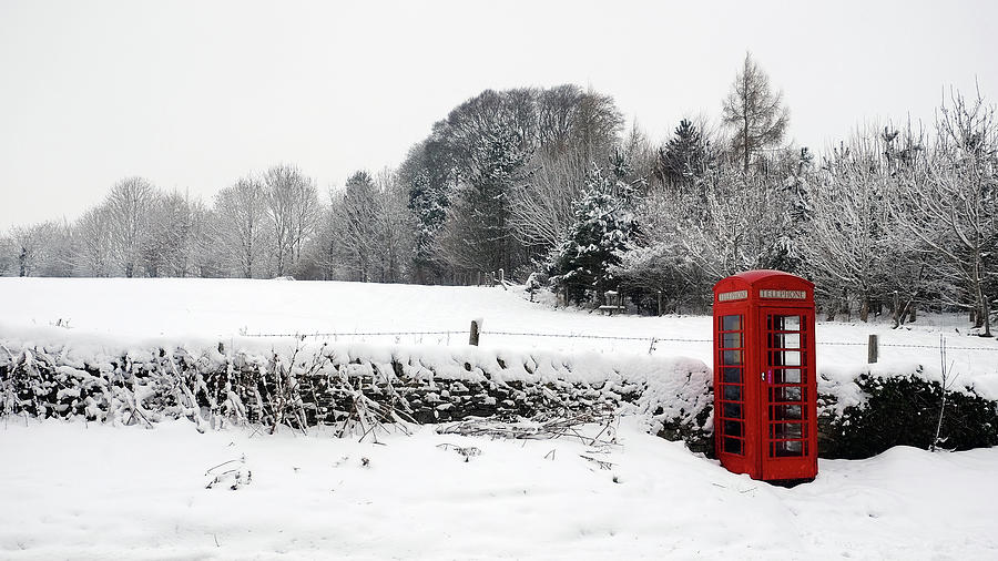 Traditional Red English Telephone Box Photograph by Andrew Lockie