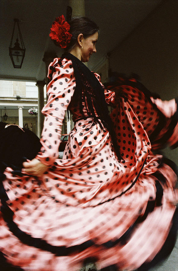 Traditional Spanish Flamenco Dancer Photograph by Peter Adams