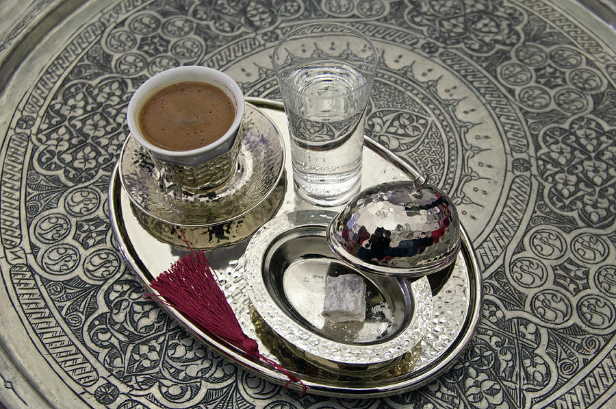 Traditional Turkish Coffee And Lokum Photograph by Ayhan Altun