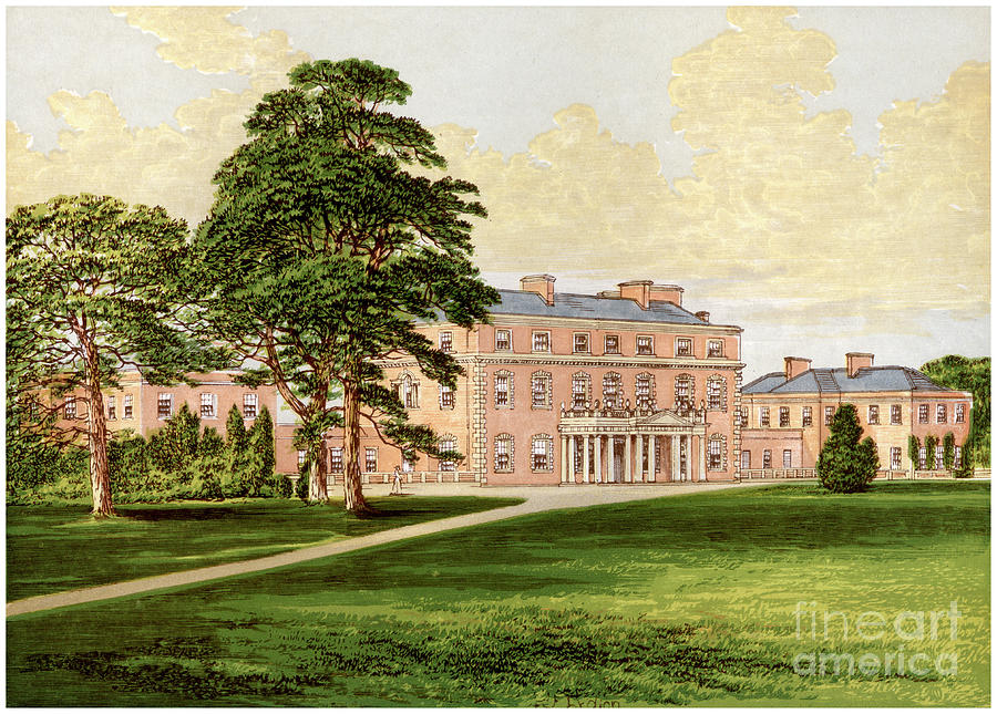 Trafalgar House, Wiltshire, Home Drawing by Print Collector