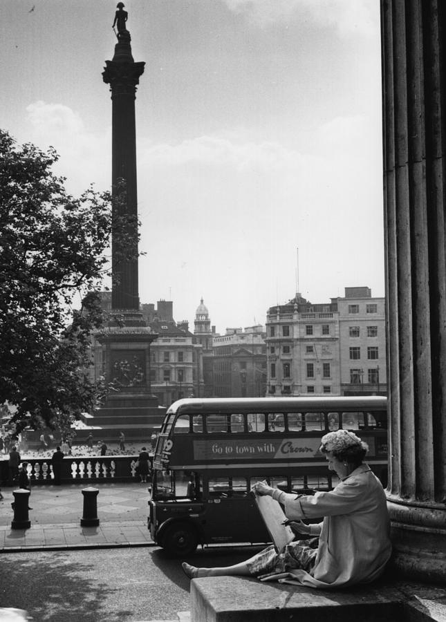 Trafalgar Square Photograph by Evening Standard