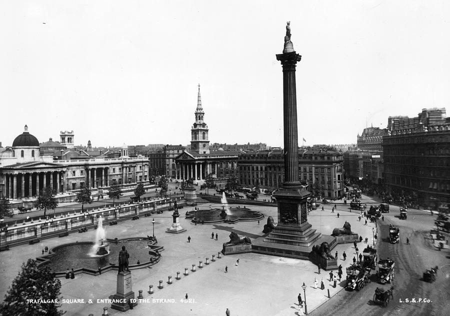Trafalgar Square Photograph by London Stereoscopic Company