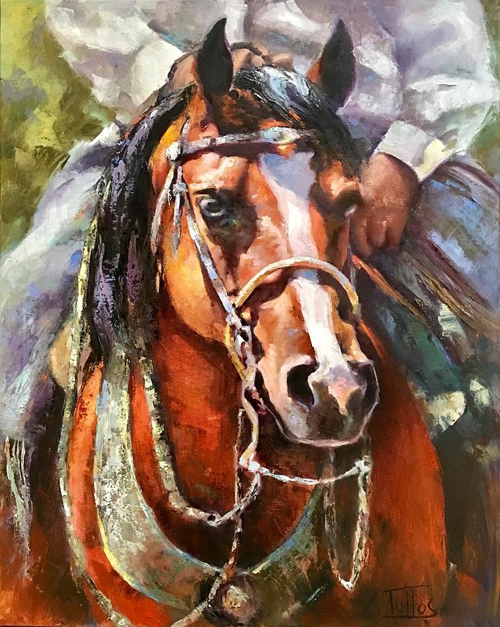 Trail Boss Painting by Pam Tullos