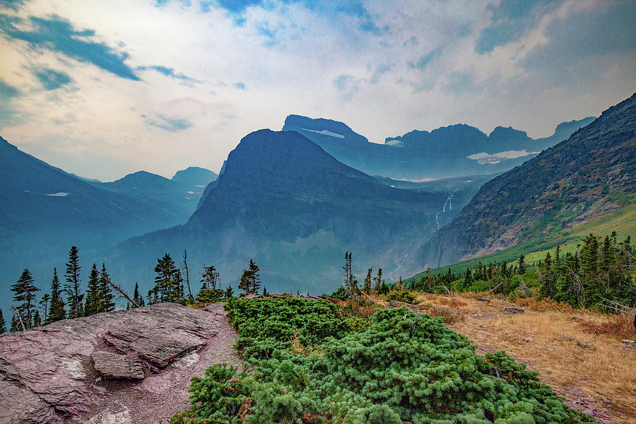 Trail to Grinnell Glacier Photograph by Lon Dittrick - Fine Art America