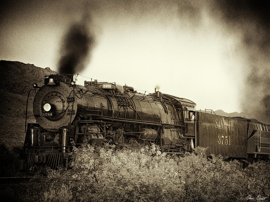Transportation Photograph - Train Arrival I by David Drost