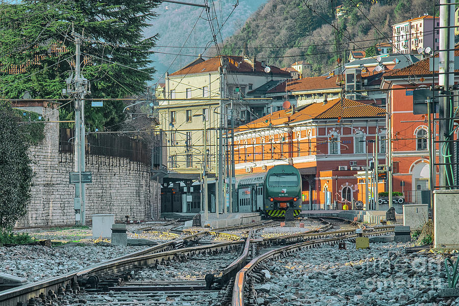 Train at the station Photograph by Claudio Lepri
