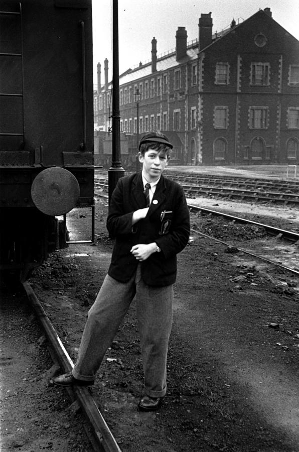 Train Boy Photograph by Thurston Hopkins