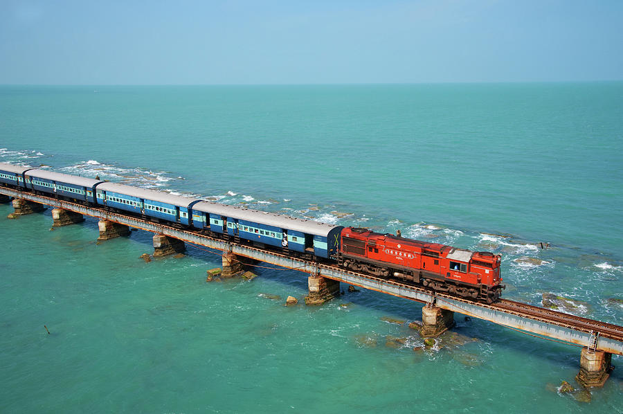 Train Bridge To Rameswaram Island by Tuul / Robertharding