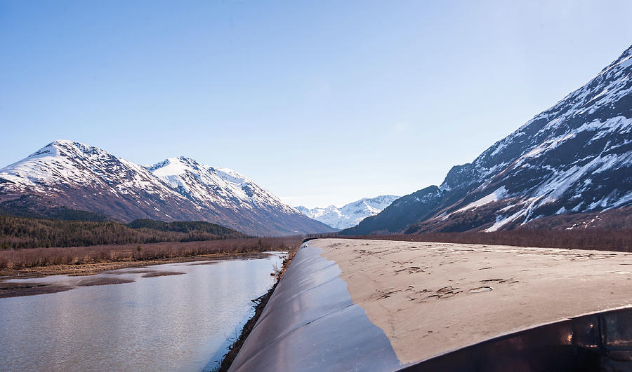 Train ride to Denali National Park Alaska Photograph by Charles McCleanon