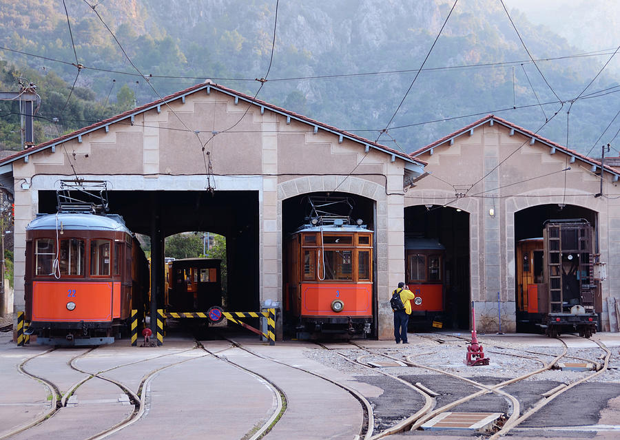 Train Sheds, Soller Photograph by Carolyn Eaton