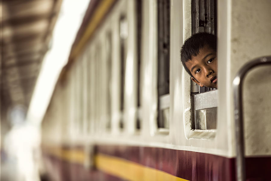 Trainstation Photograph by Milton Louiz