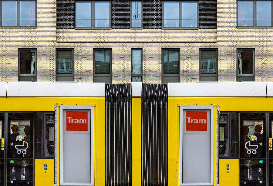 Berlin Photograph - Tram Fake by Stephan Rckert