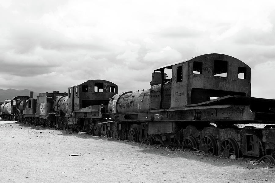 Train Graveyard, Uyuni, Bolivia Photograph