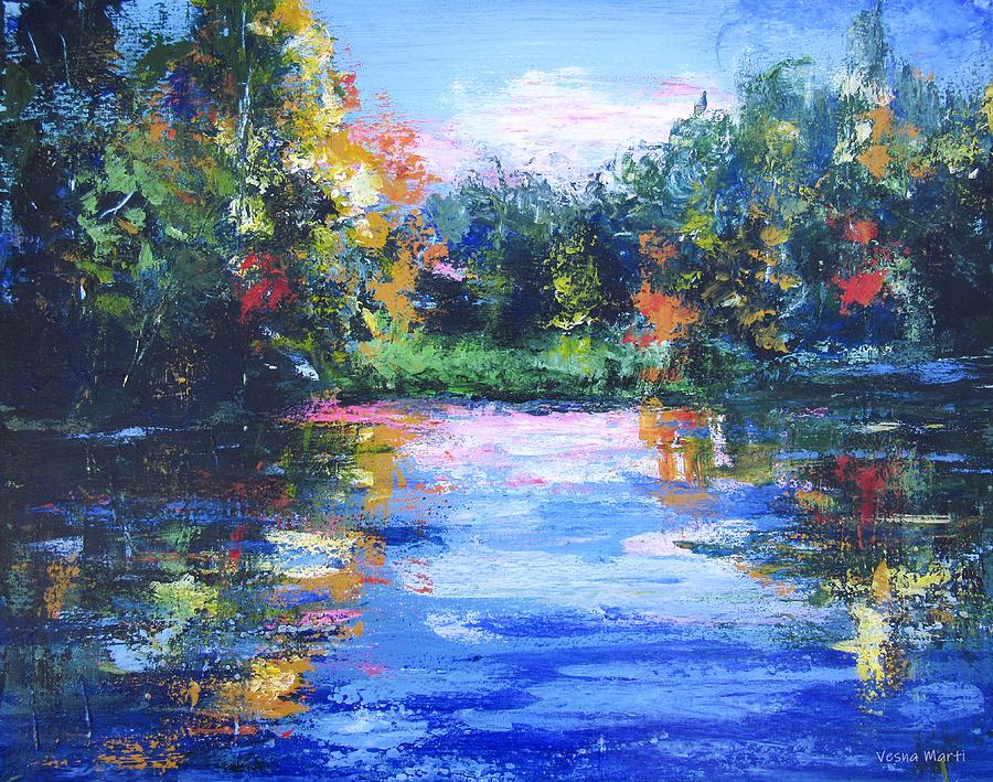 Tranquil Waters Painting by Vesna Martinjak