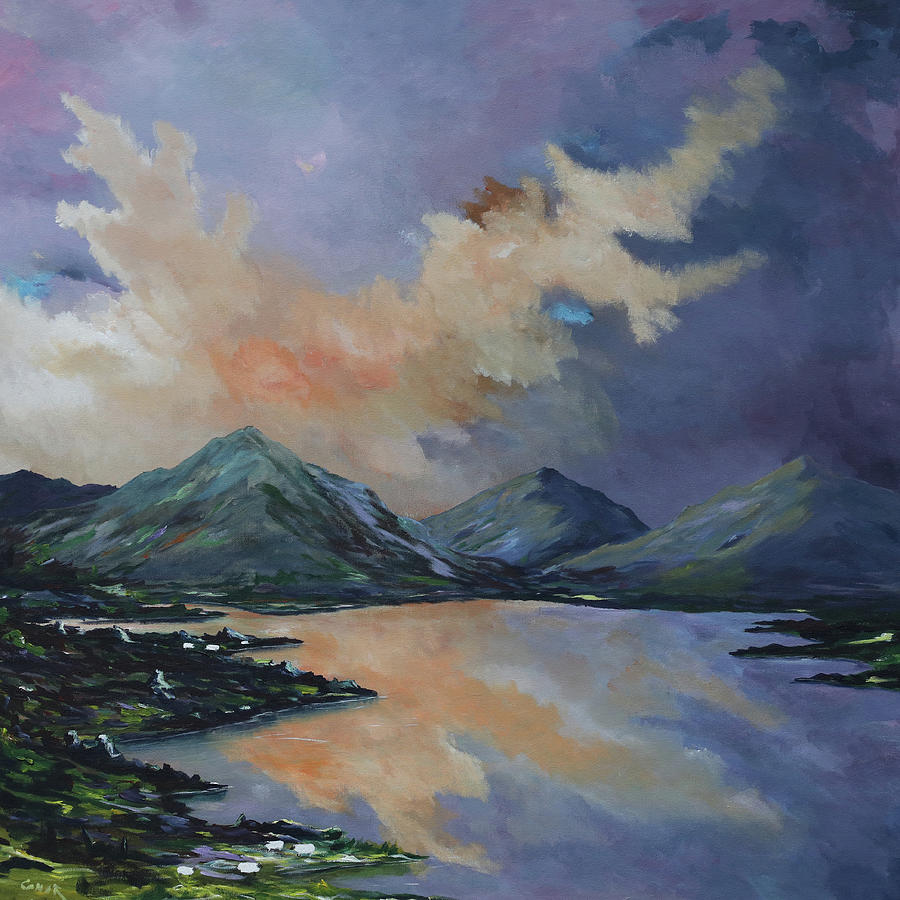 Tranquility in Killarney  Kerry Painting by Conor Murphy