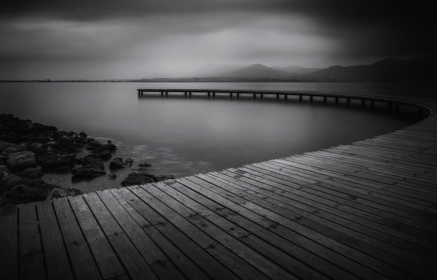 Pier Photograph - Tranquility by Yavuz Pancareken