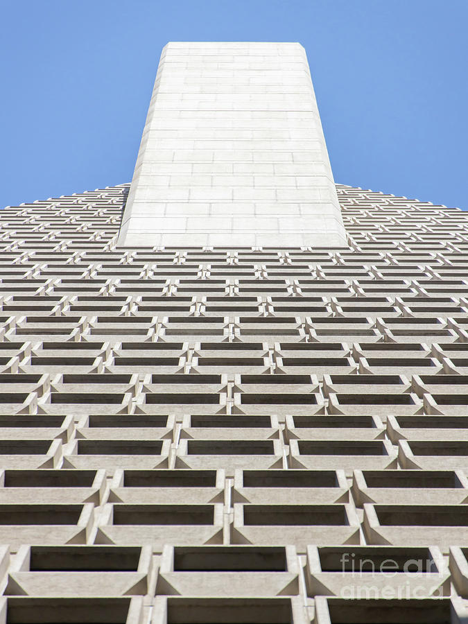 Transamerica Pyramid in San Francisco Abstract Geometry Details R730 Photograph by Wingsdomain Art and Photography