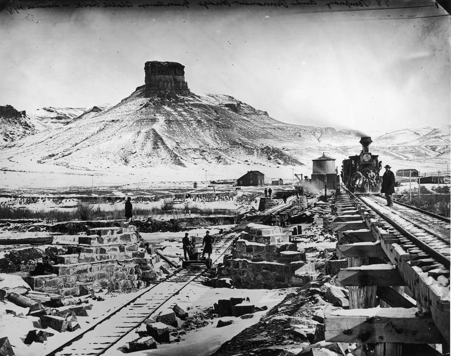 Transcontinental Railroad Photograph by Fotosearch