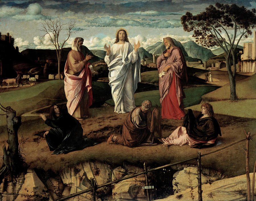 Nature Painting - Transfiguration By Giovanni Bellini by Giovanni Bellini