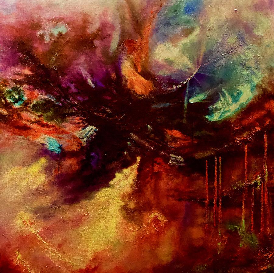Abstract Painting - Transformation by Roland Miguel