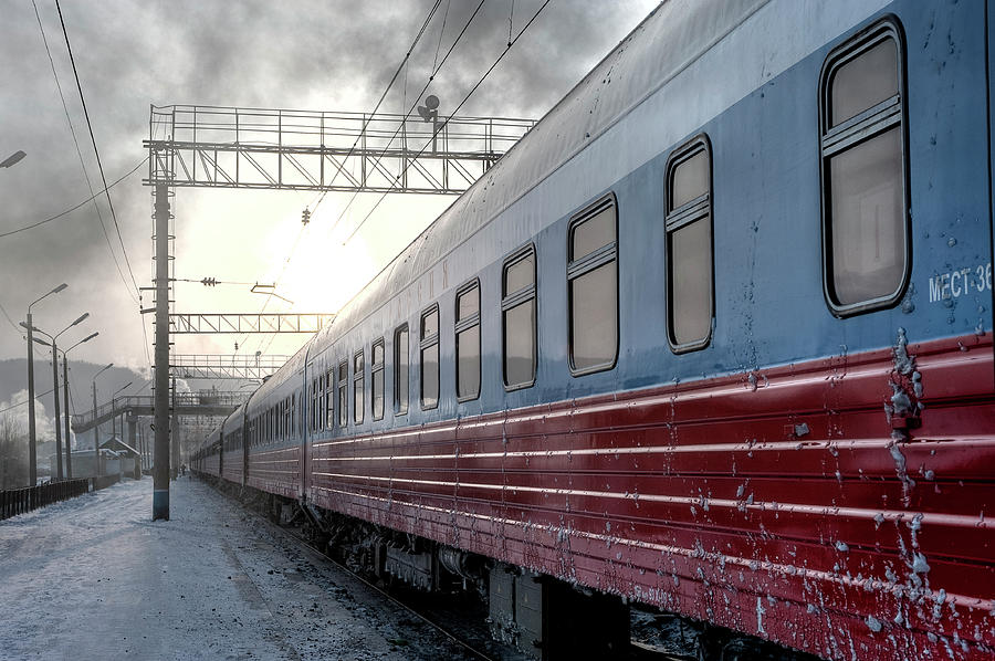 Transiberian Train Photograph by Dominik Staszowski