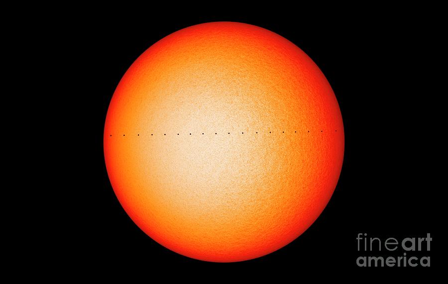 Transit Of Mercury Across The Sun Photograph by Nasas Goddard Space Flight Center/science Photo Library