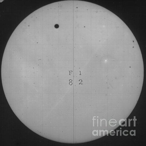 Space Photograph - Transit Of Venus by Us Naval Observatory/science Photo Library
