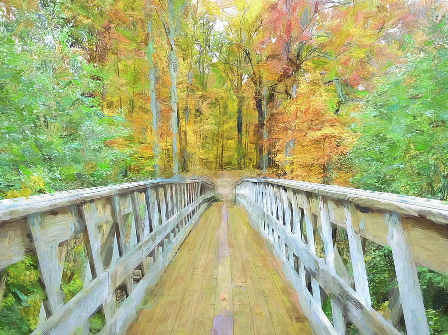 Transition to Autumn Digital Art by Susan Hope Finley