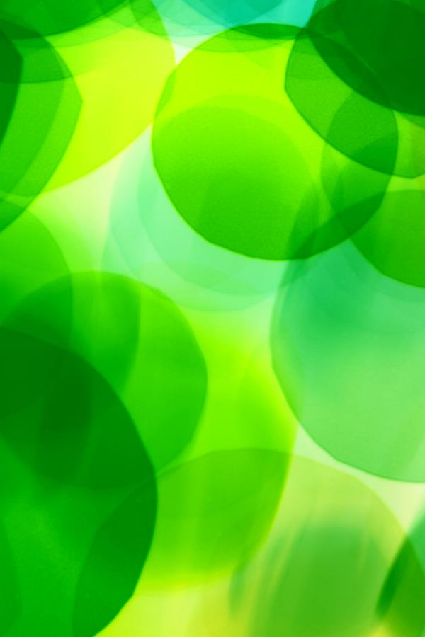 Translucent Green Light Background Photograph by Merrymoonmary