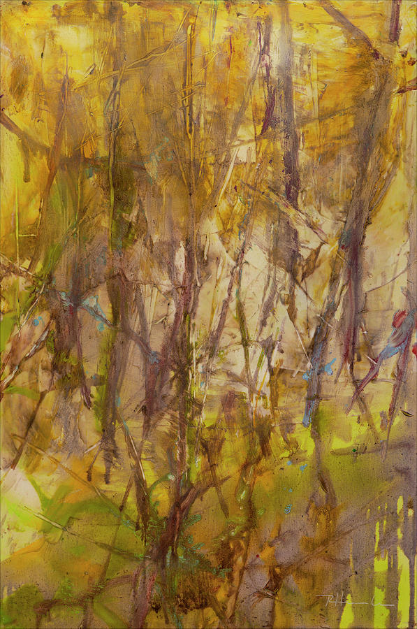 Tree Painting - Transparent Spring by Renee Heinecke