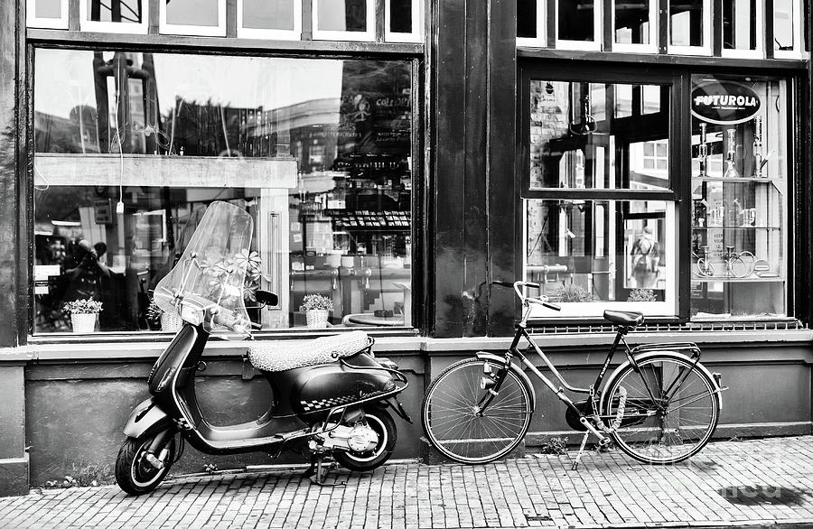 Transportation Choices in Amsterdam Photograph by John Rizzuto