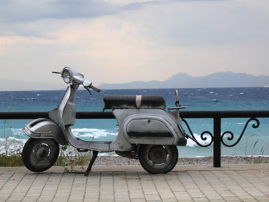 Transportation In The Greek Islands Photograph by Oanav