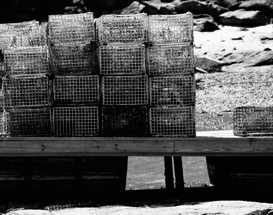 Traps on the Dock Photograph by Debra Grace Addison