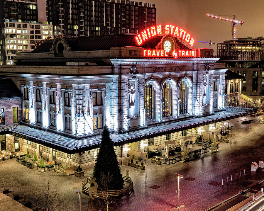 Travel by Train - Denver Union Station Photograph by Stephen Stookey