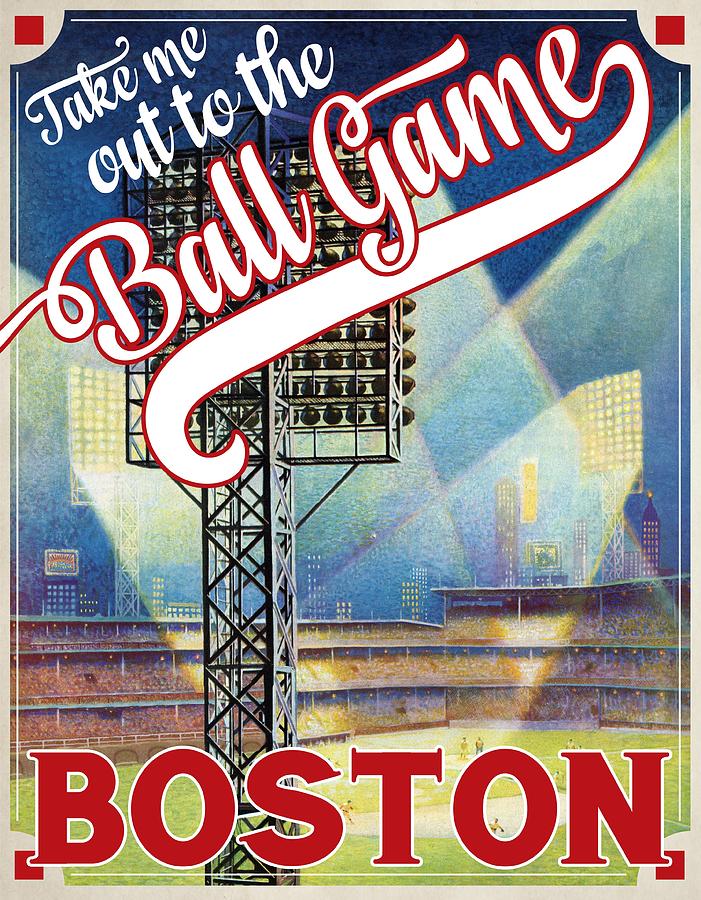 Travel Poster_boston Drawing by Roy Hilton