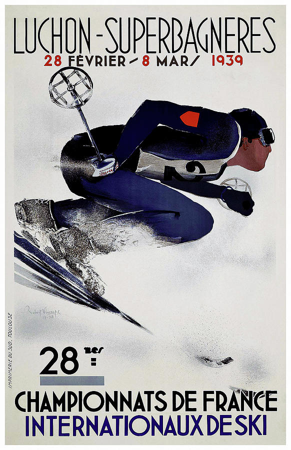 Winter Mixed Media - Travel Sports 033 by Vintage Lavoie