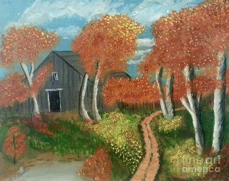 Traveling Home Painting by Elizabeth Mauldin