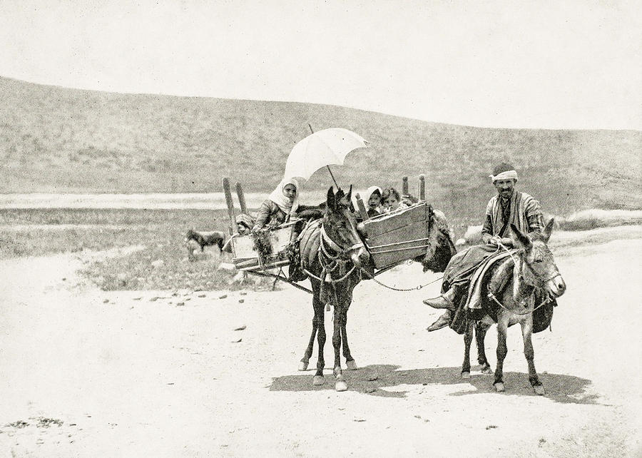 Traveling in Galilee 1894 Photograph by Munir Alawi