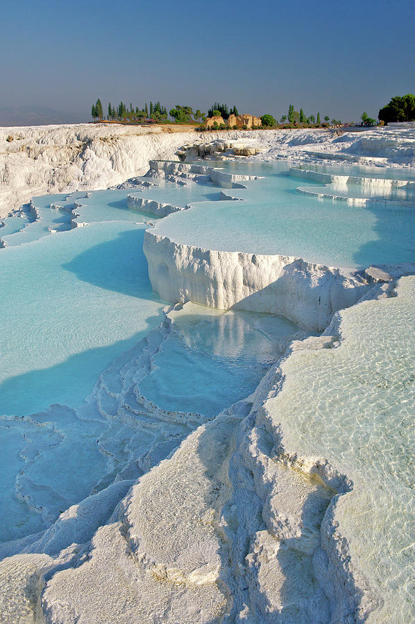 Travertine Terrace Formations At Photograph by Izzet Keribar