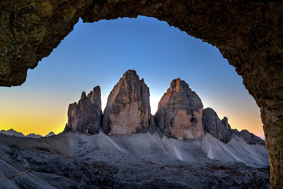 Tre Cime di Lavaredo, Dolomites Photograph by Arterra Picture Library