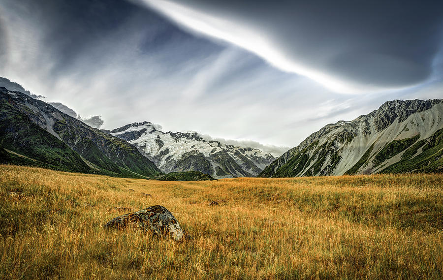 Treasure Of The Valley,  Mt Cook Photograph by Copyright Lorenzo Montezemolo