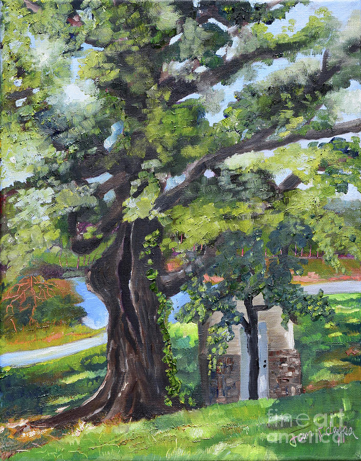 Tree at Cartecay Painting by Jan Dappen