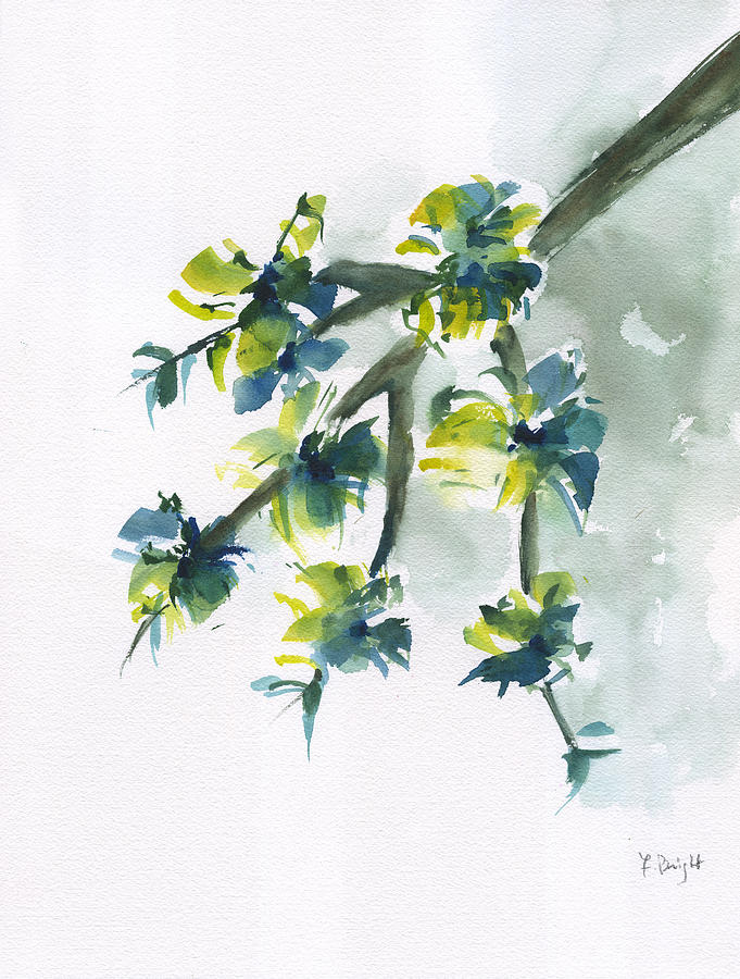 Tree Blooms  Painting by Frank Bright
