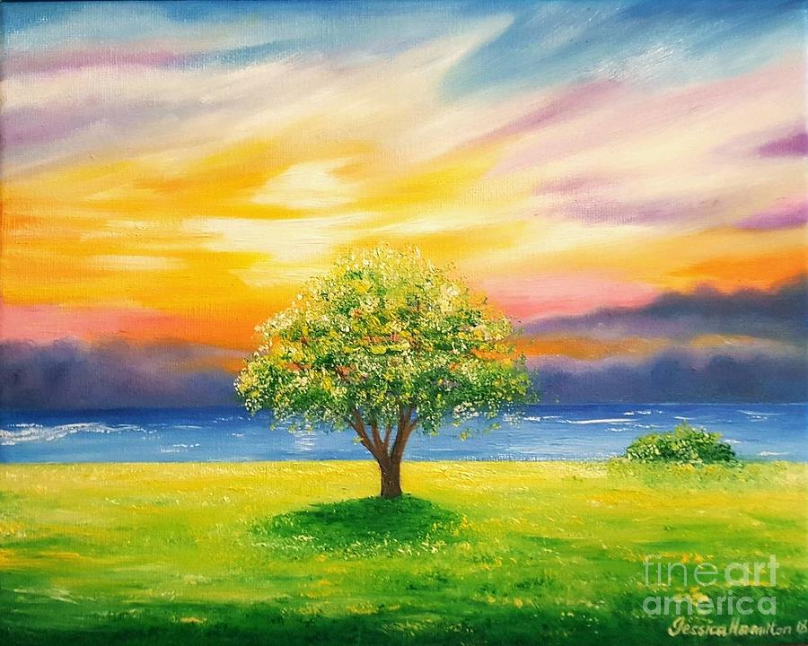 Tree By The Beach #2 Painting