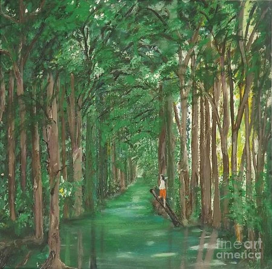 Tree Canopy Painting by Denise Morgan