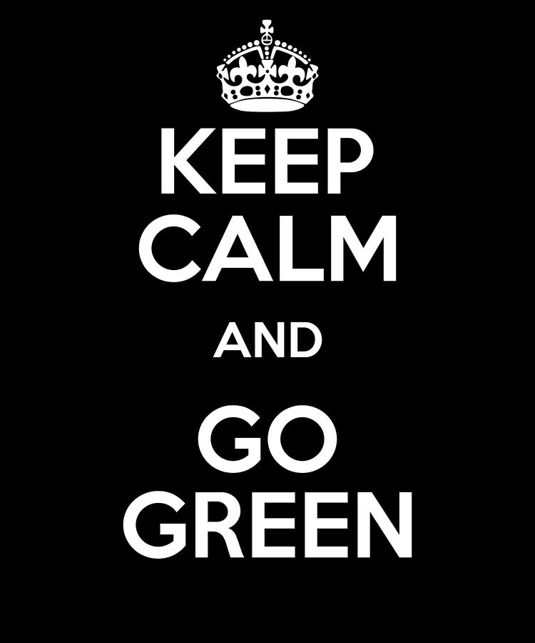 Keep Calm Crown Green