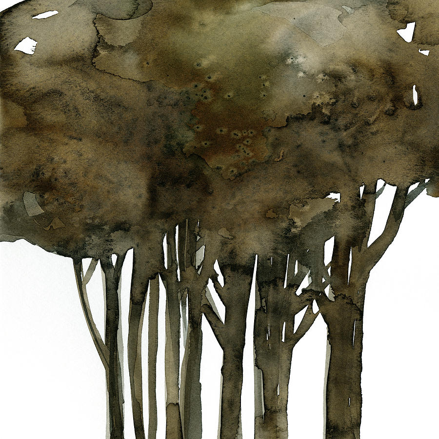 Tree Painting - Tree Impressions No. 1A by Kathy Morton Stanion